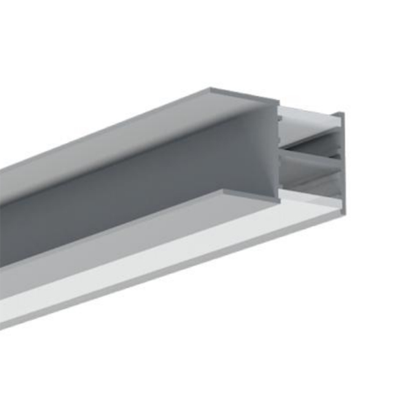 Cabinet LED Light Diffuser Aluminum Channel For 15mm Double Row LED Lighting Strips